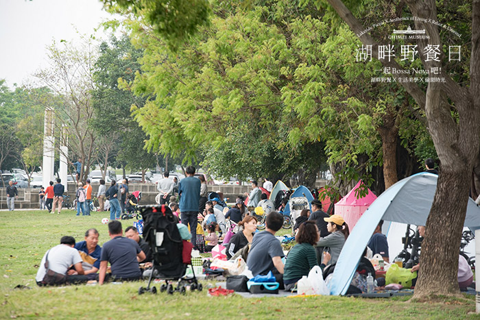 湖畔野餐日一景