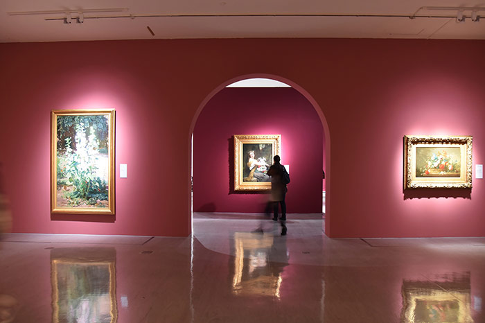 國美館「花之禮讚」展場