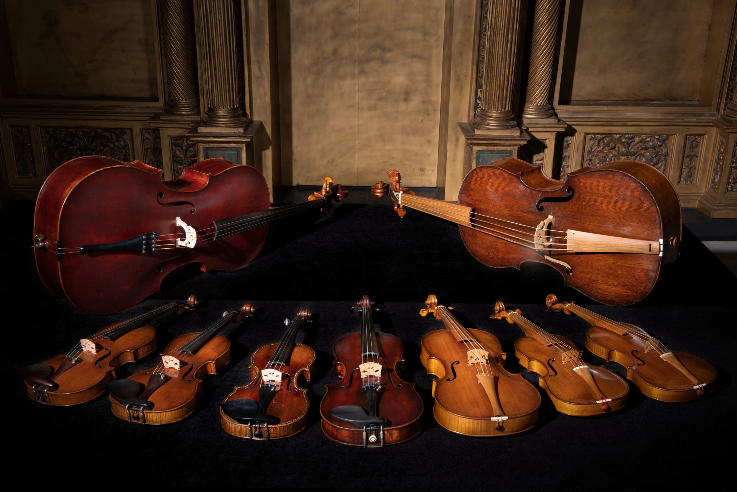 奇美提琴音樂饗宴「英格蘭的瑰麗輝煌琴音」集結9把英格蘭世紀名琴輪番演出。 (1)