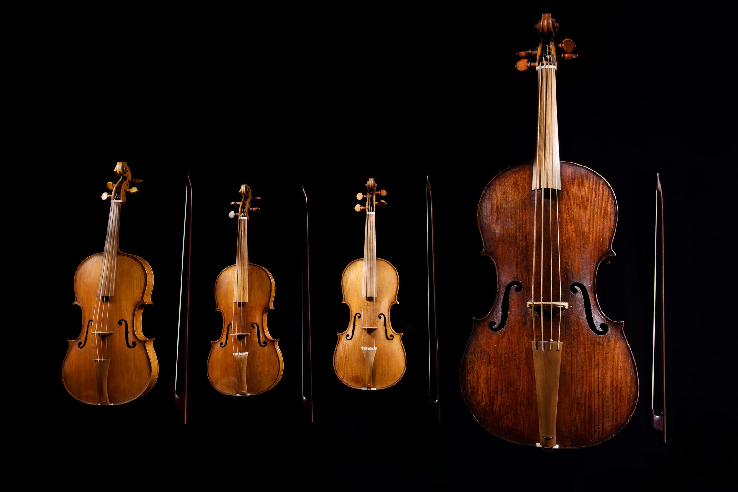 奇美提琴音樂饗宴「英格蘭的瑰麗輝煌琴音」上半場主打英國最古老的弦樂四重奏。