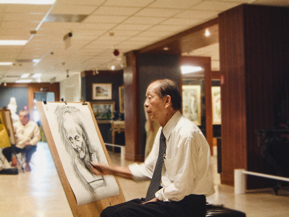 2003年於舊館展廳臨摹