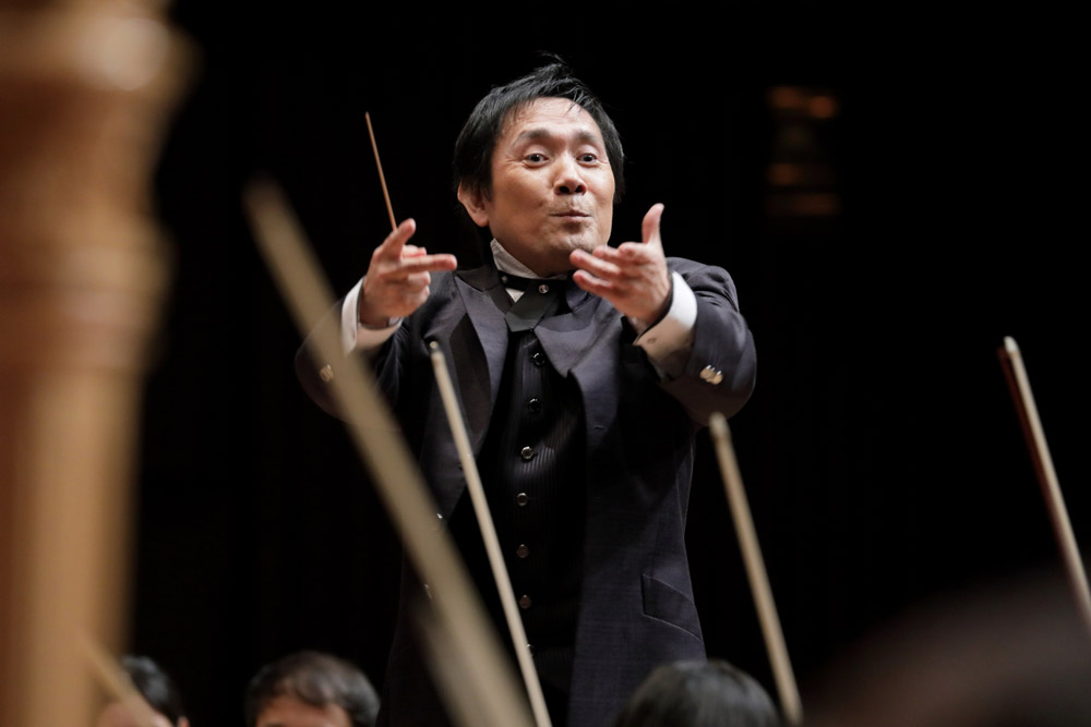 2023奇美音樂節，國際指揮家大植英次擔任壓軸場指揮。飯島隆攝