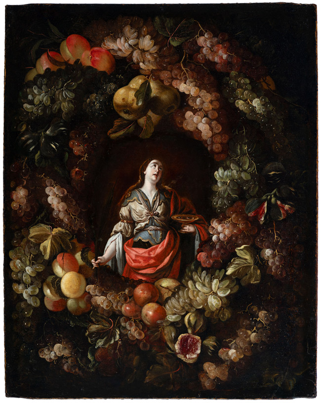 果實環串中的聖露西