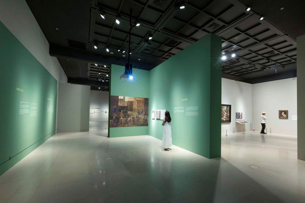奇美博物館特展《畫師們》，單元二「如何成為一個專業畫師？」。