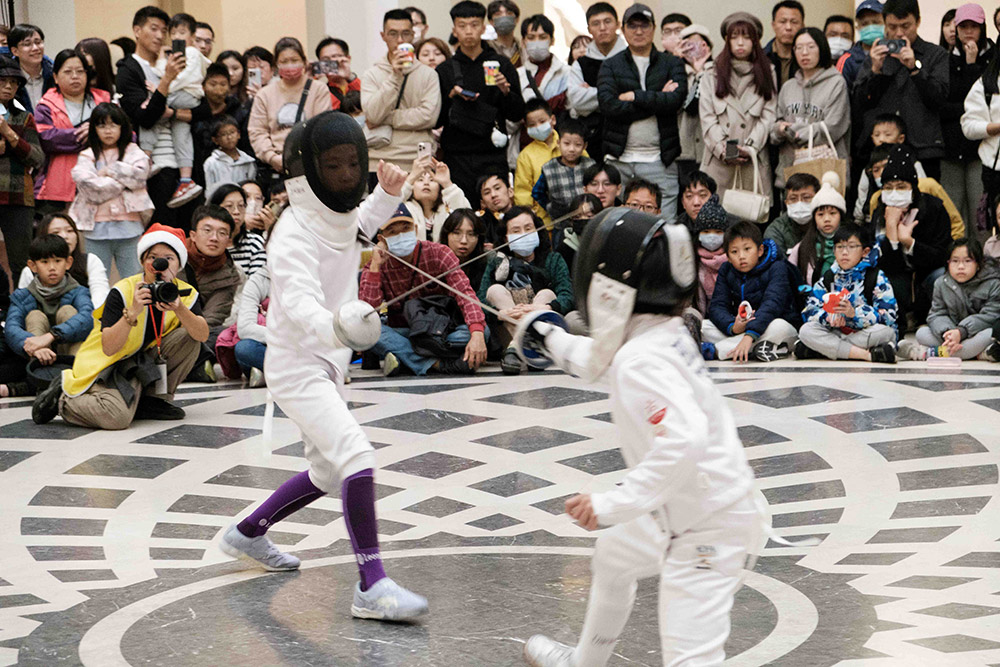 奇美博物館2024聖誕週末，首度推出西洋劍展演。