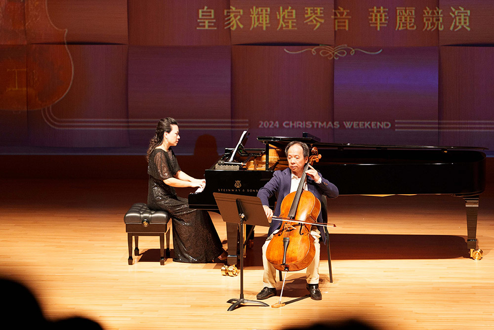 奇美博物館2024聖誕週末，加價購節目「名琴饗宴」祭出400多年歷史的皇家名琴，讓民眾大飽耳福。