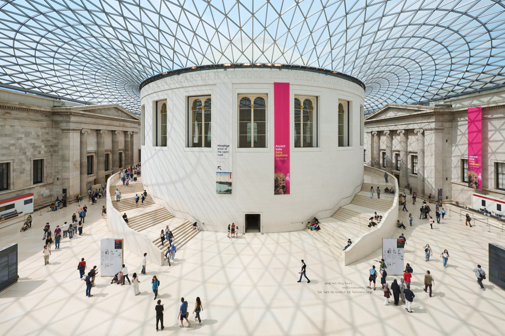 View of the Great Court. © The Trustees of the British Museum.