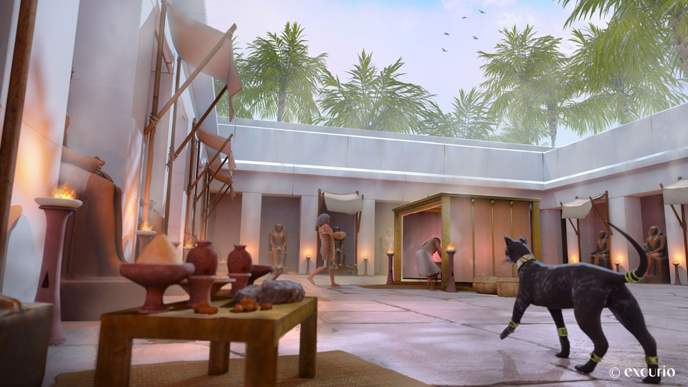 奇美博物館VR體驗《消失的法老》，帶您親臨國王古夫的葬禮現場，見證古老的防腐儀式。圖片版權：excurio