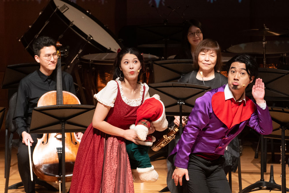 2026-奇美博物館「天鵝湖組曲」親子故事音樂會，透過生動戲劇導聆營造故事情境，帶領孩子展開想像十足的音符探險。圖為現場示意圖。（照片提供：奇美博物館）-(2)s